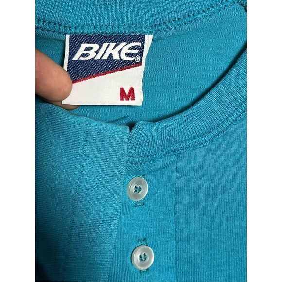 Vintage 90s MLB Florida Marlins Henley Tee - Picture 4 of 5